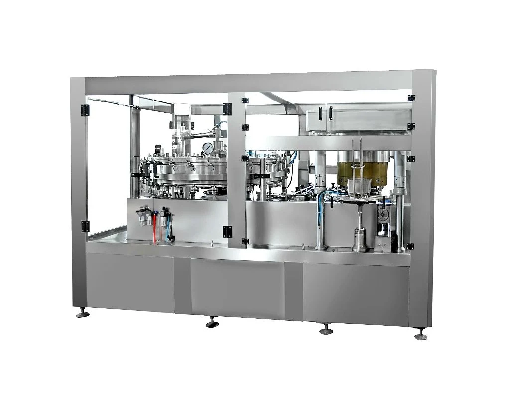 Aluminum Pet Can Energy Juice Carbonated Beverage Canning Filling Sealing Machine (GDF24-6)