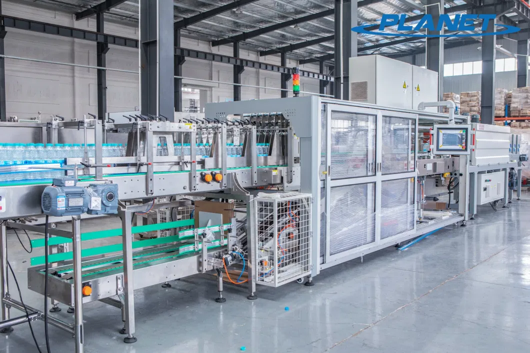 Turnkey Project Factory Automatic Glass Bottle Juice Beverage Filling Sealing Labeling Wrapping Packing Production Machine