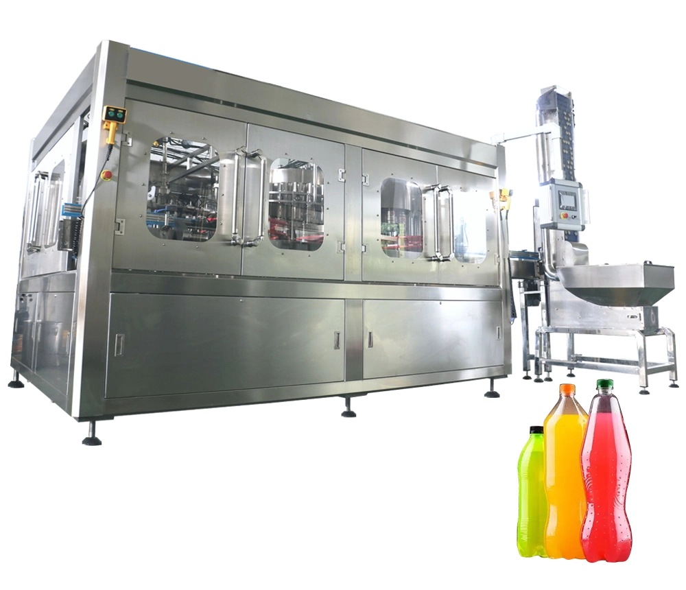 Automatic Rotary Type Pet Bottle Washing Filling Capping 3 in 1 Machine for Juice Energy Carbonated Beverage Drink
